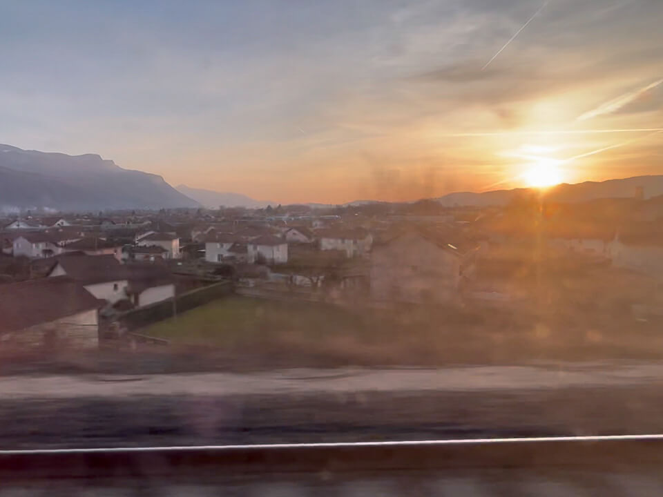 TGV scenery